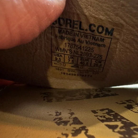 Sorel Ella II sandals 9.5 tan leather - Picture 5 of 5